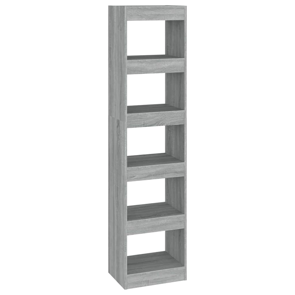 Vidaxl boekenkast kamerscherm 40x30x166 cm grijs sonoma eikenkleurig