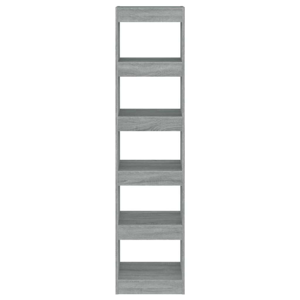 Vidaxl boekenkast kamerscherm 40x30x166 cm grijs sonoma eikenkleurig