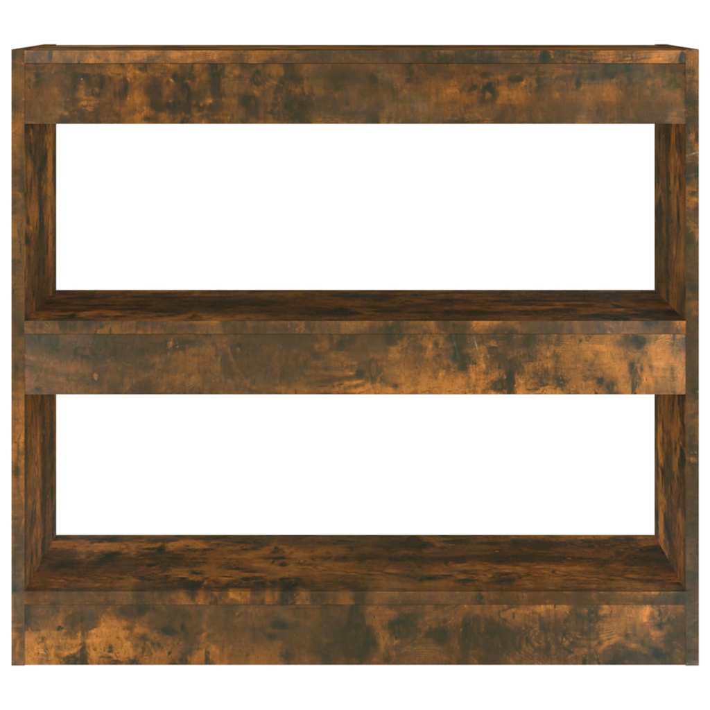 Vidaxl boekenkast kamerscherm 80x30x72 cm gerookt eikenkleurig