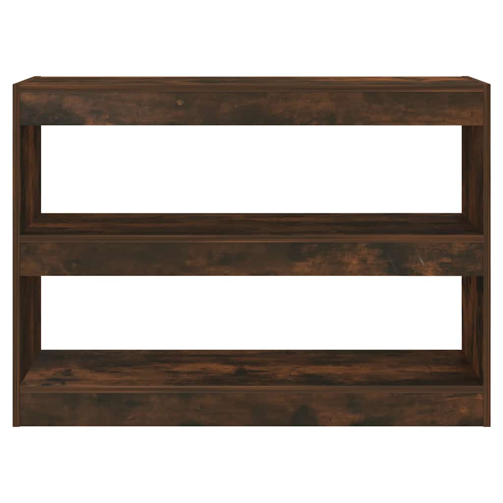 Vidaxl boekenkast kamerscherm 100x30x72 cm gerookt eikenkleur
