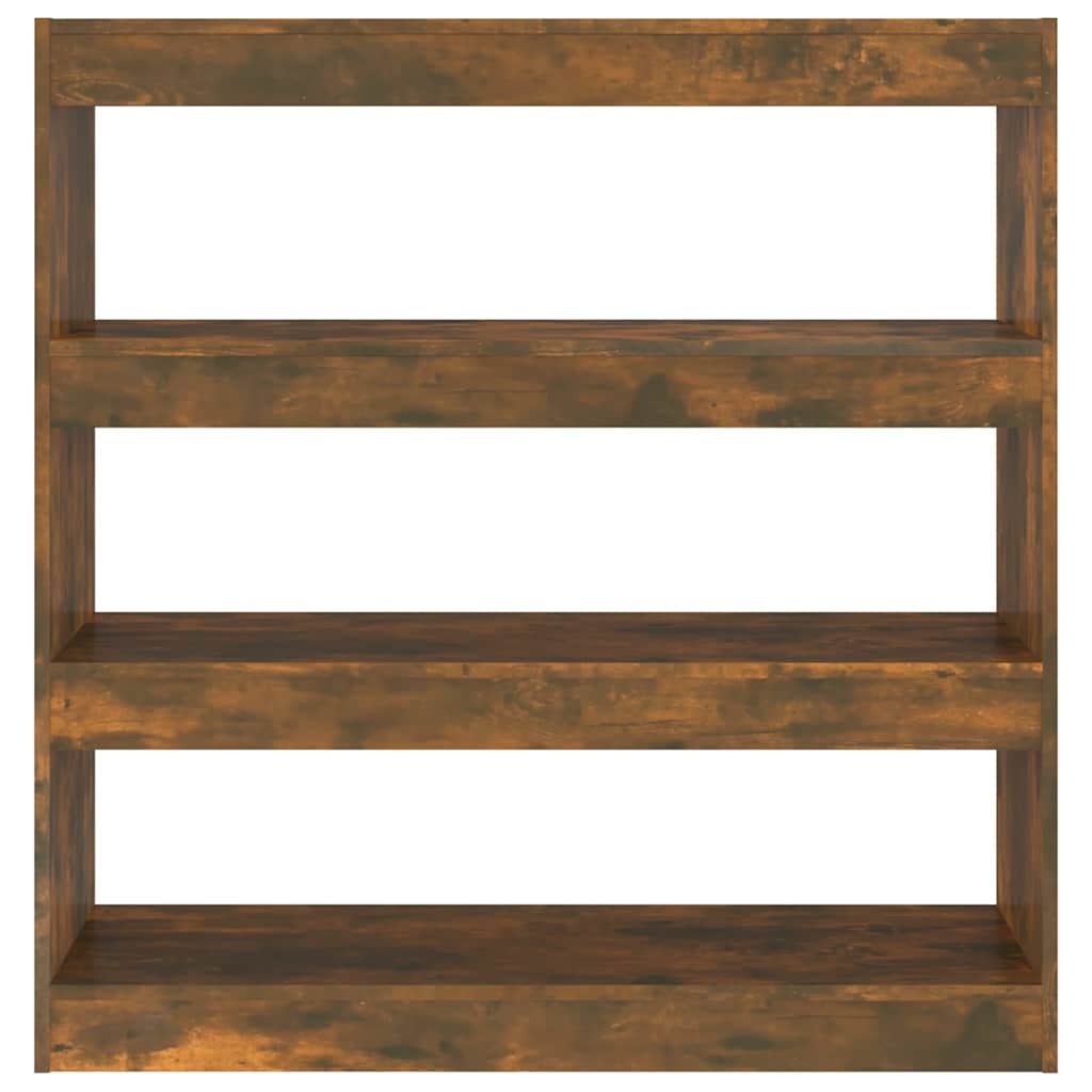 Vidaxl boekenkast kamerscherm 100x30x103 cm gerookt eikenkleur