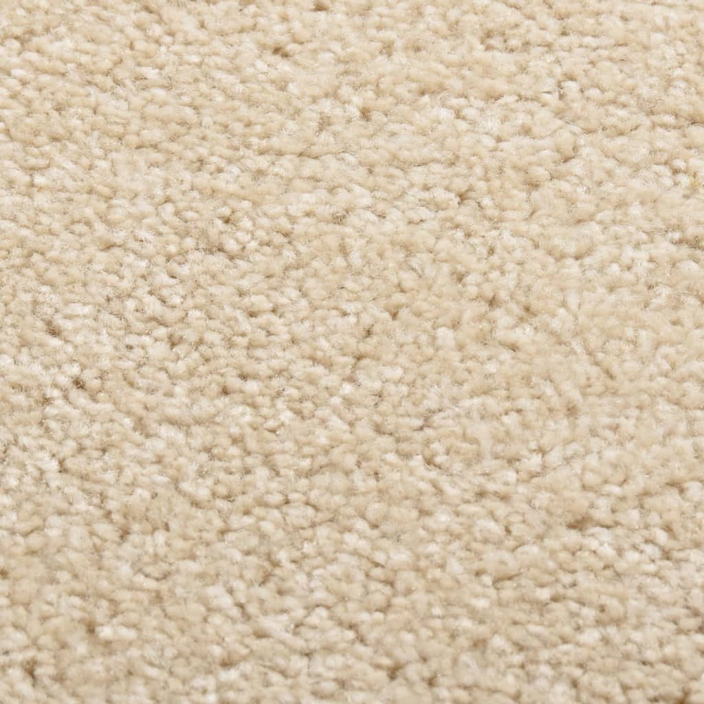 VidaXL Vloerkleed kortpolig 120x170 cm beige