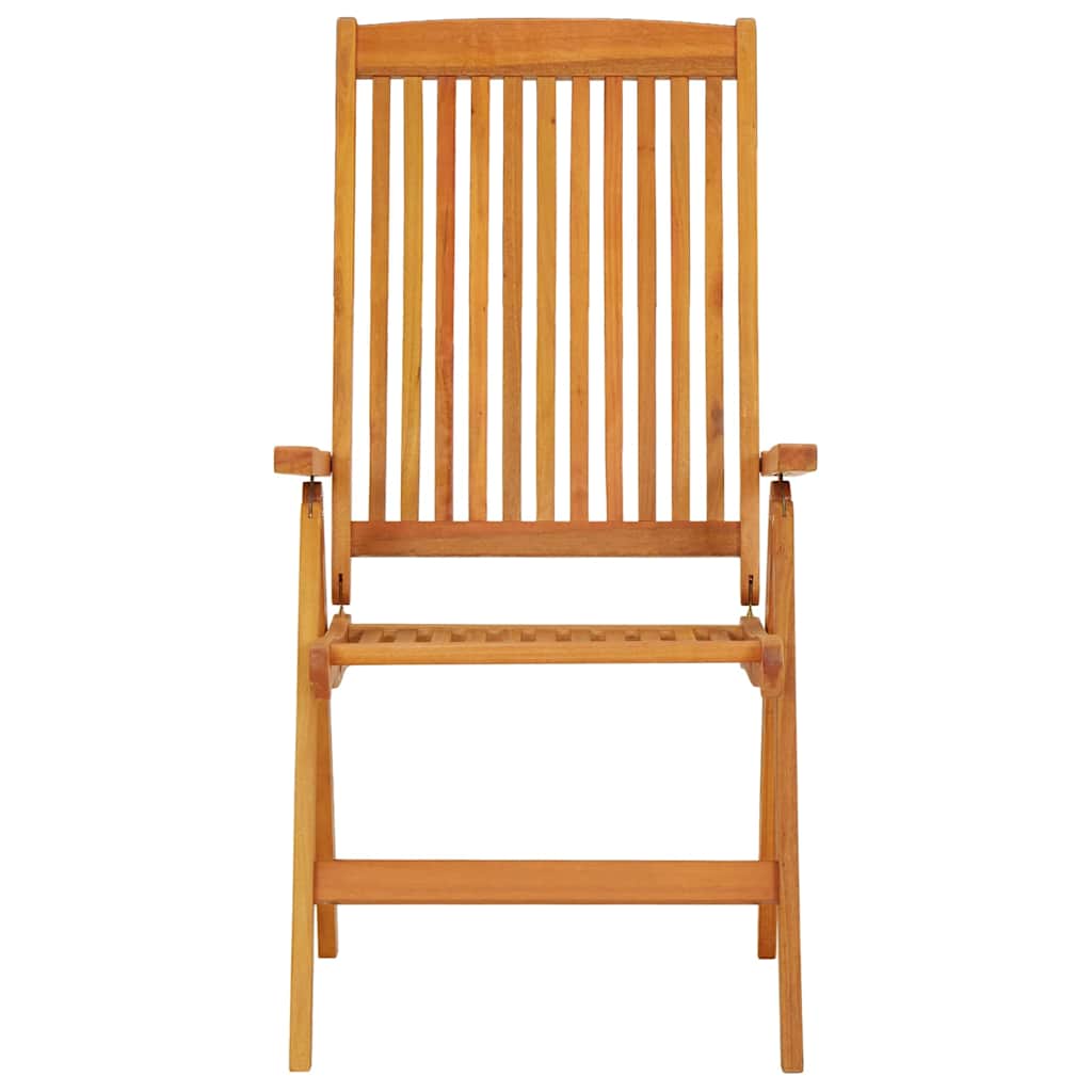 Vidaxl tuinstoelen 2 st inklapbaar massief eucalyptushout