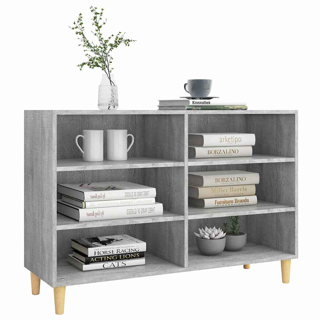 Vidaxl dressoir 103,5x35x70 cm bewerkt hout grijs sonoma eikenkleurig