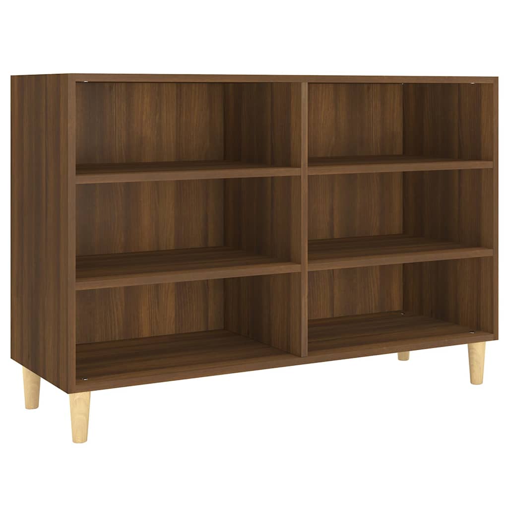 Vidaxl dressoir 103,5x35x70 cm bewerkt hout bruin eikenkleur