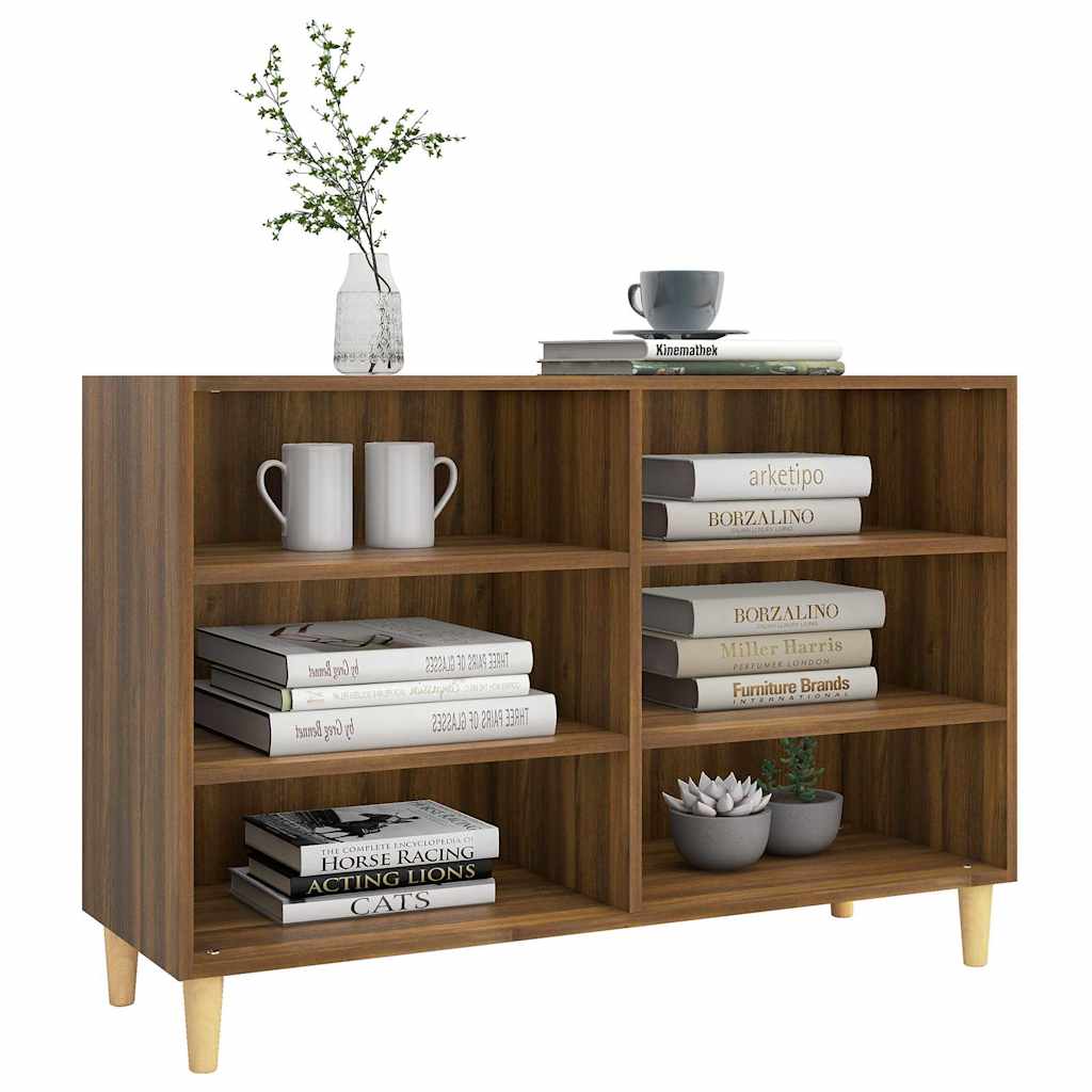 Vidaxl dressoir 103,5x35x70 cm bewerkt hout bruin eikenkleur