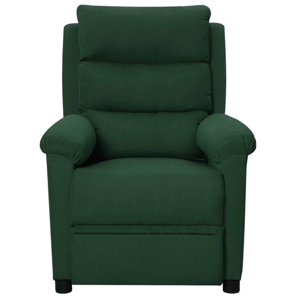 Vidaxl massagestoel stof donkergroen