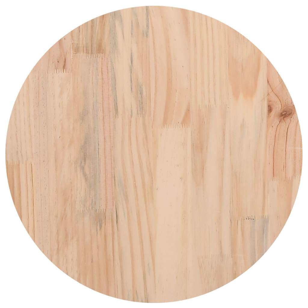 Vidaxl tafelblad ø40x2,5 cm massief grenenhout