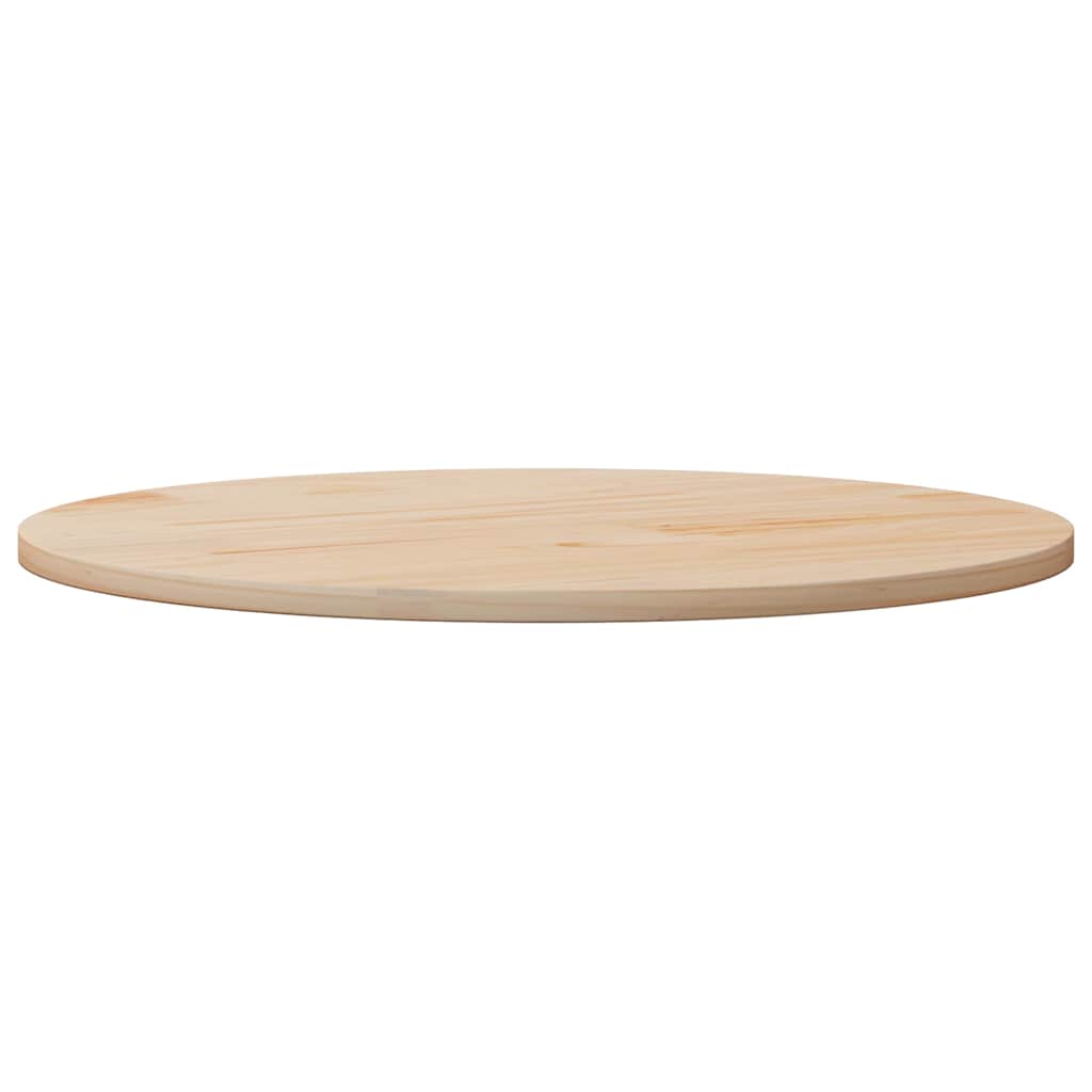 Vidaxl tafelblad ø90x2,5 cm massief grenenhout