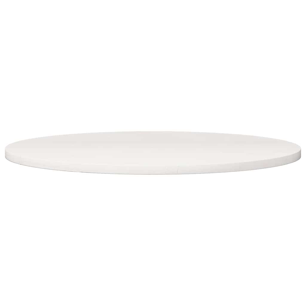Vidaxl tafelblad ø80x2,5 cm massief grenenhout wit