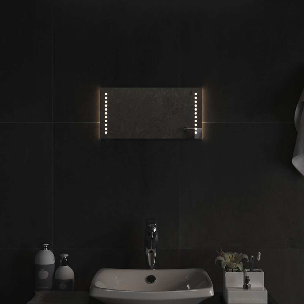 Vidaxl badkamerspiegel led 40x20 cm