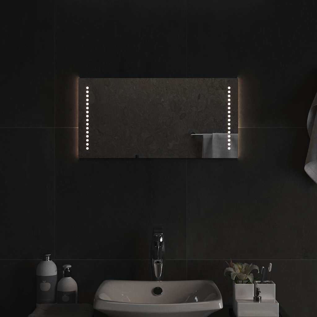 Vidaxl badkamerspiegel led 60x30 cm