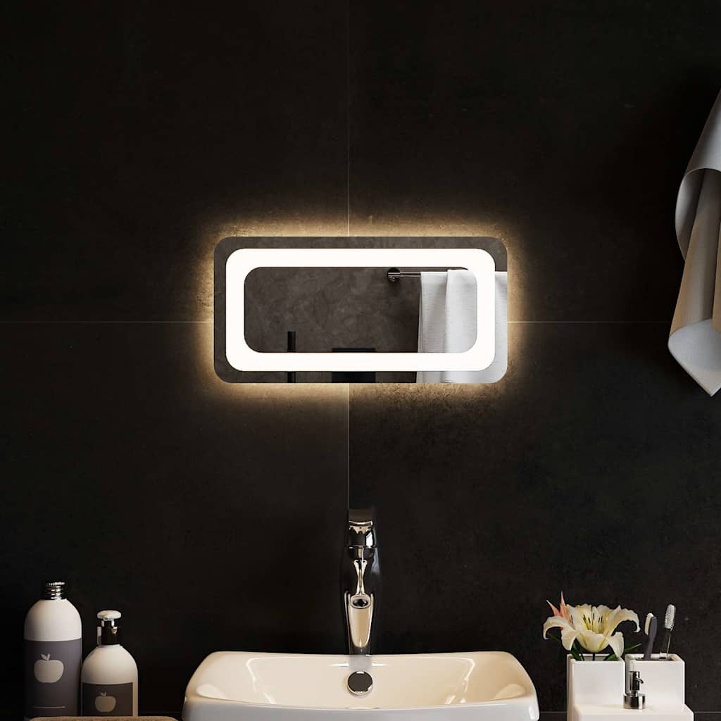 Vidaxl badkamerspiegel led 40x20 cm