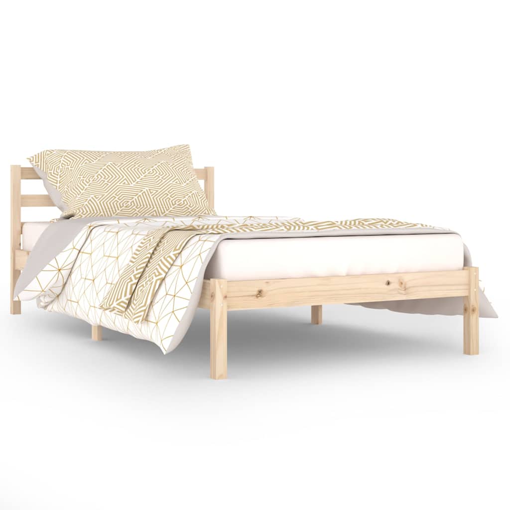 Vidaxl bedframe massief grenenhout 100x200 cm