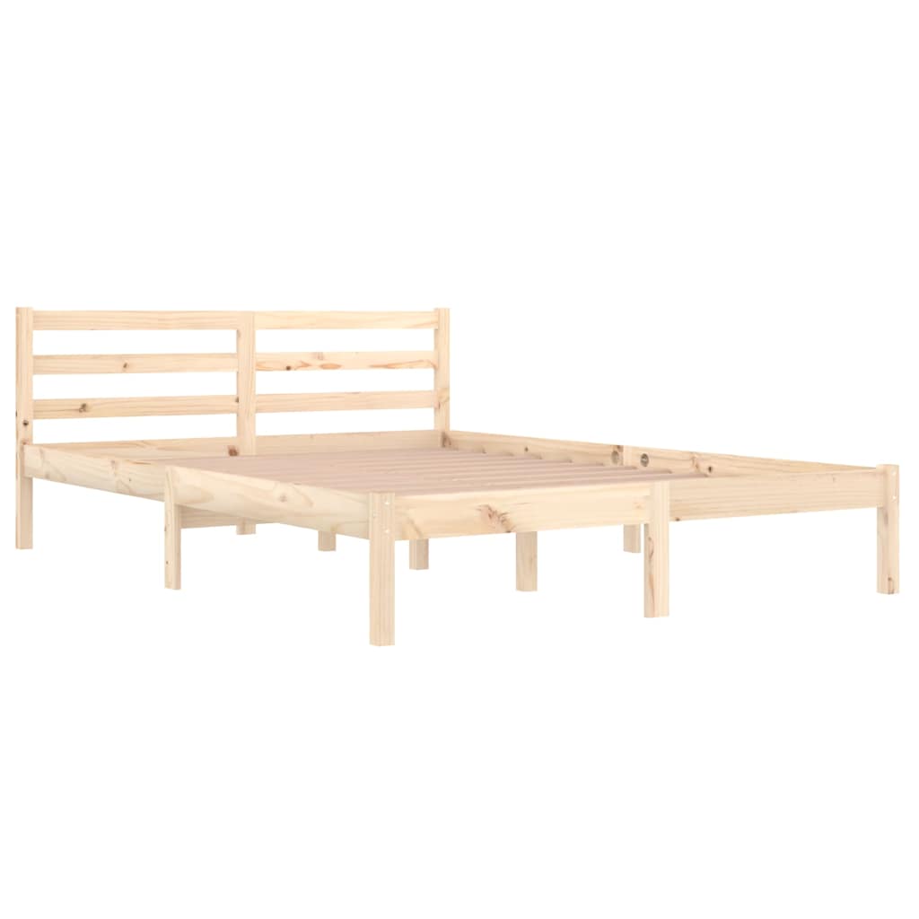 Vidaxl bedframe massief grenenhout 140x200 cm