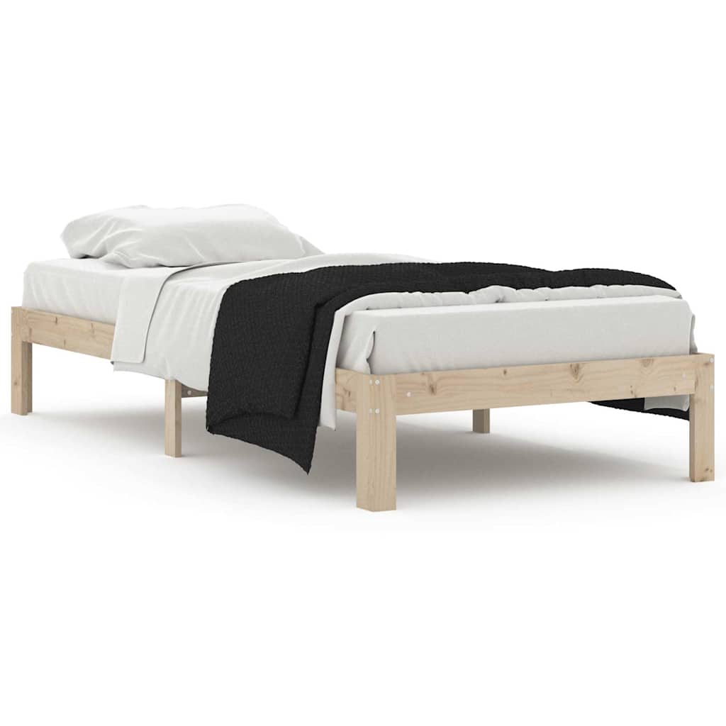 Vidaxl bedframe massief grenenhout 90x200 cm