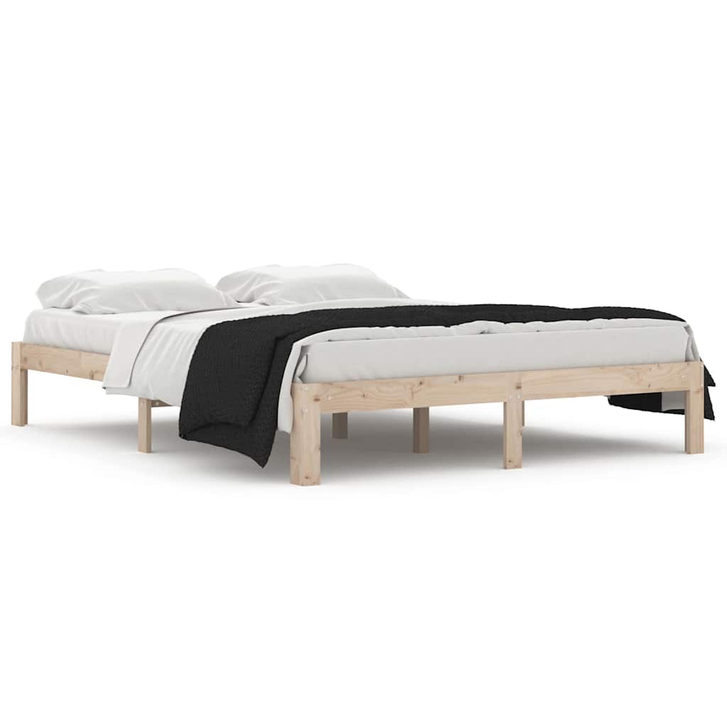 Vidaxl bedframe massief hout 150x200 cm