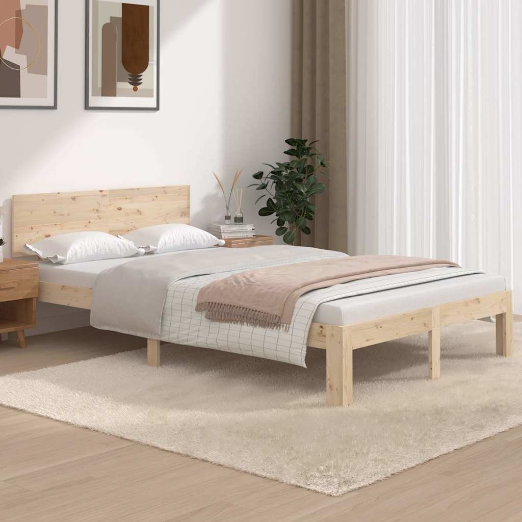 Vidaxl bedframe massief grenenhout 120x200 cm