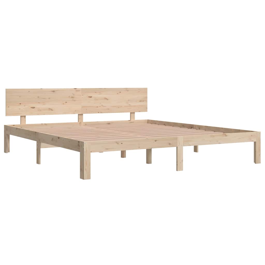 Vidaxl bedframe massief hout 180x200 cm