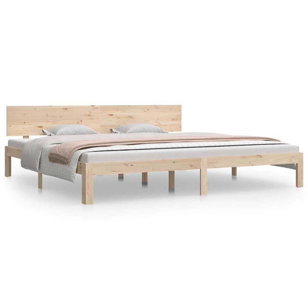 Vidaxl bedframe massief grenenhout 200x200 cm