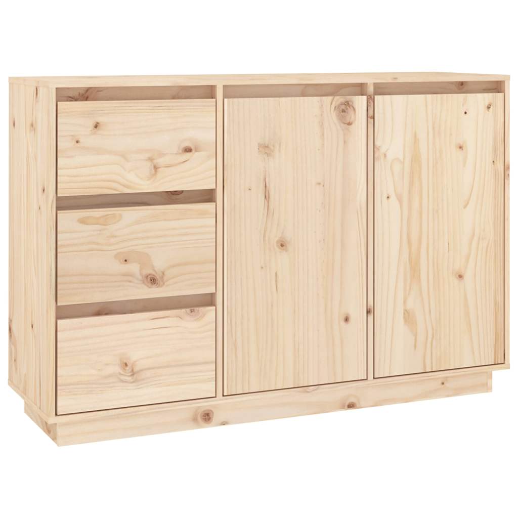 Vidaxl dressoir 111x34x75 cm massief grenenhout