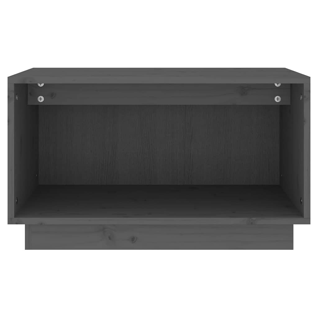Vidaxl tv-meubel 60x35x35 cm massief grenenhout grijs