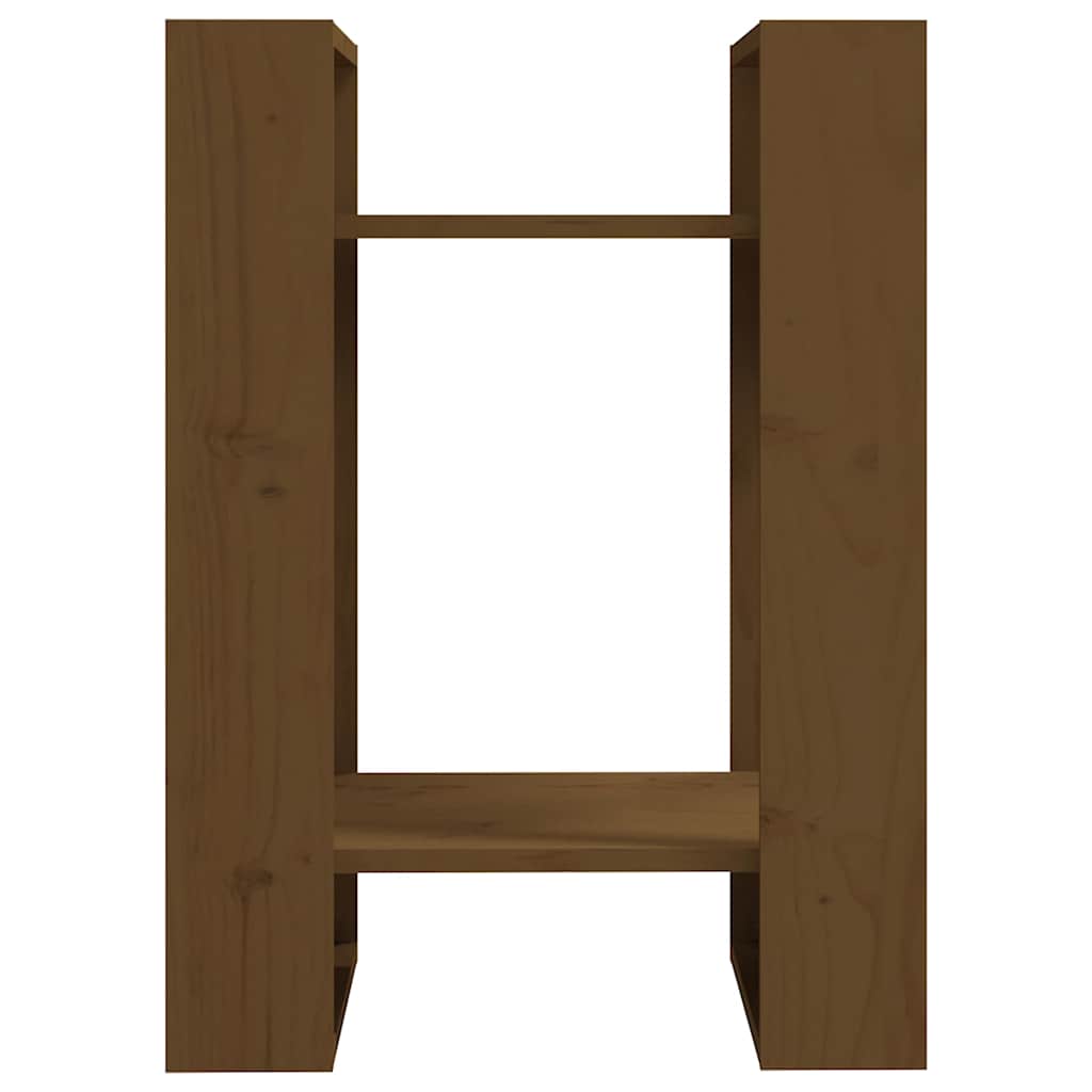 Vidaxl boekenkast kamerscherm 41x35x57 cm grenenhout honingbruin