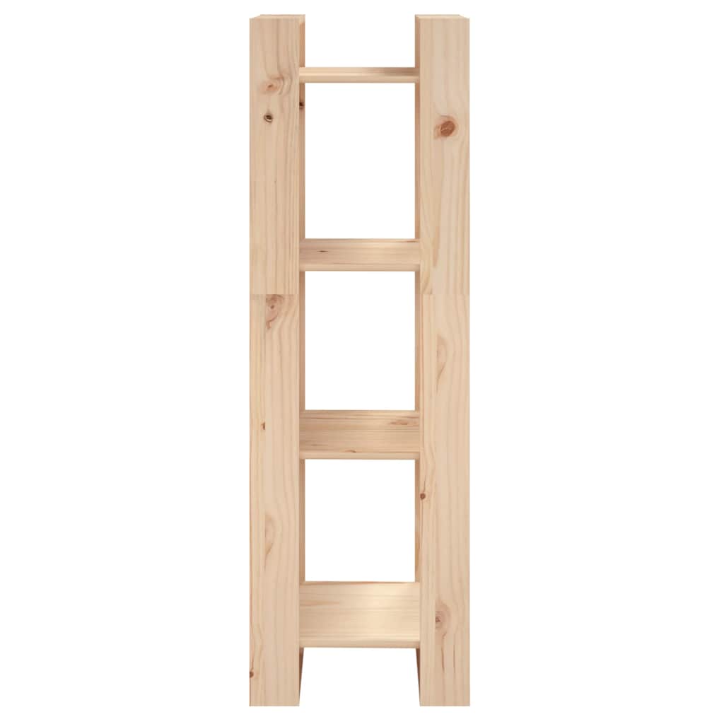 Vidaxl boekenkast kamerscherm 41x35x125 cm massief grenenhout