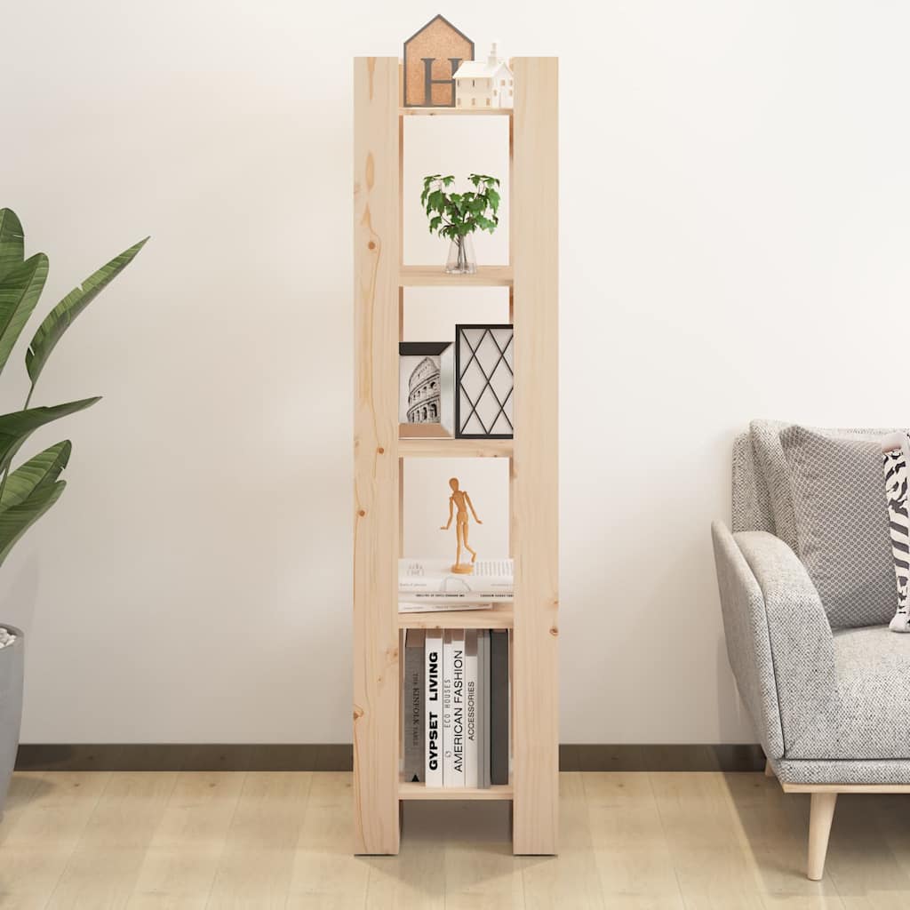 Vidaxl boekenkast kamerscherm 41x35x160 cm massief grenenhout