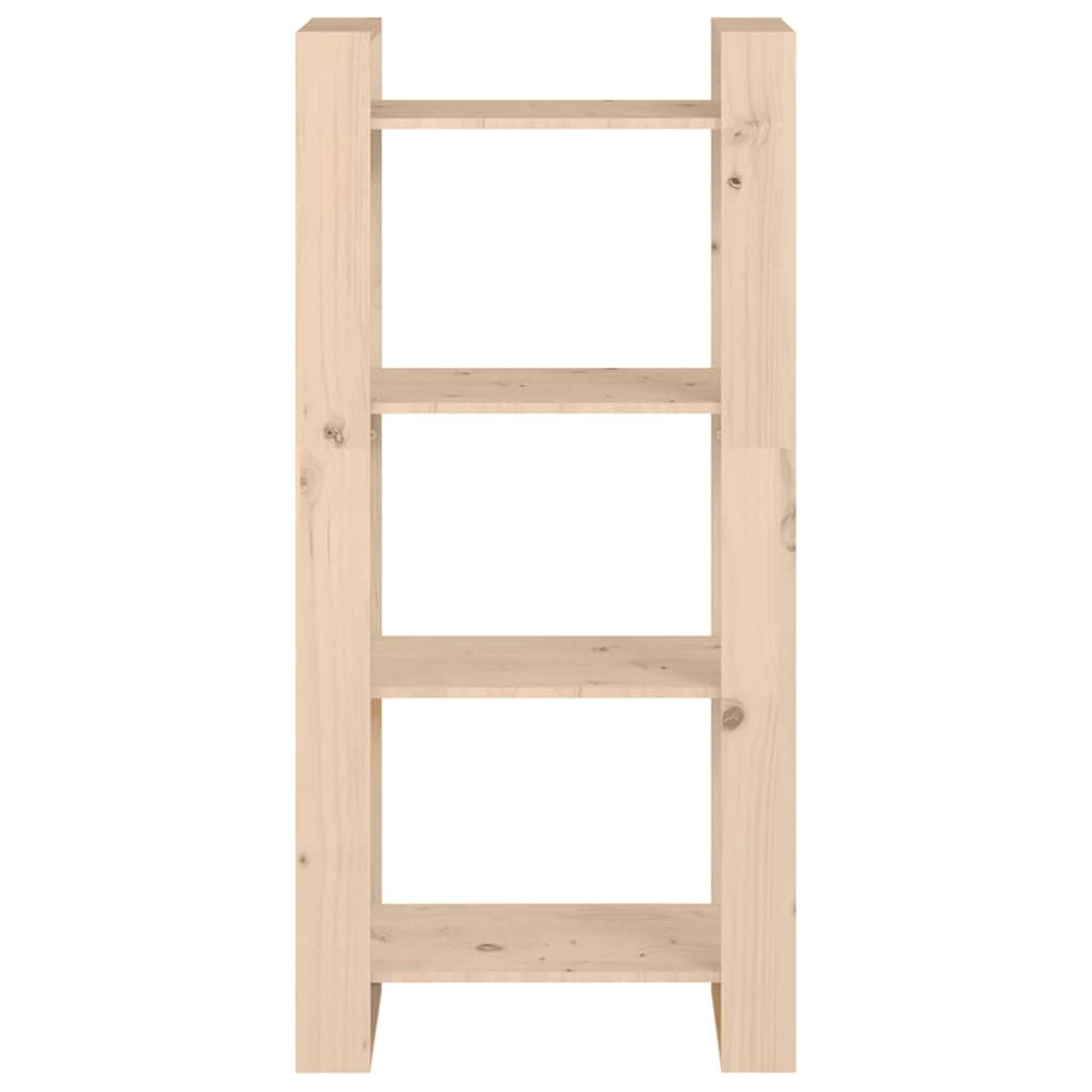 Vidaxl boekenkast kamerscherm 60x35x125 cm massief grenenhout