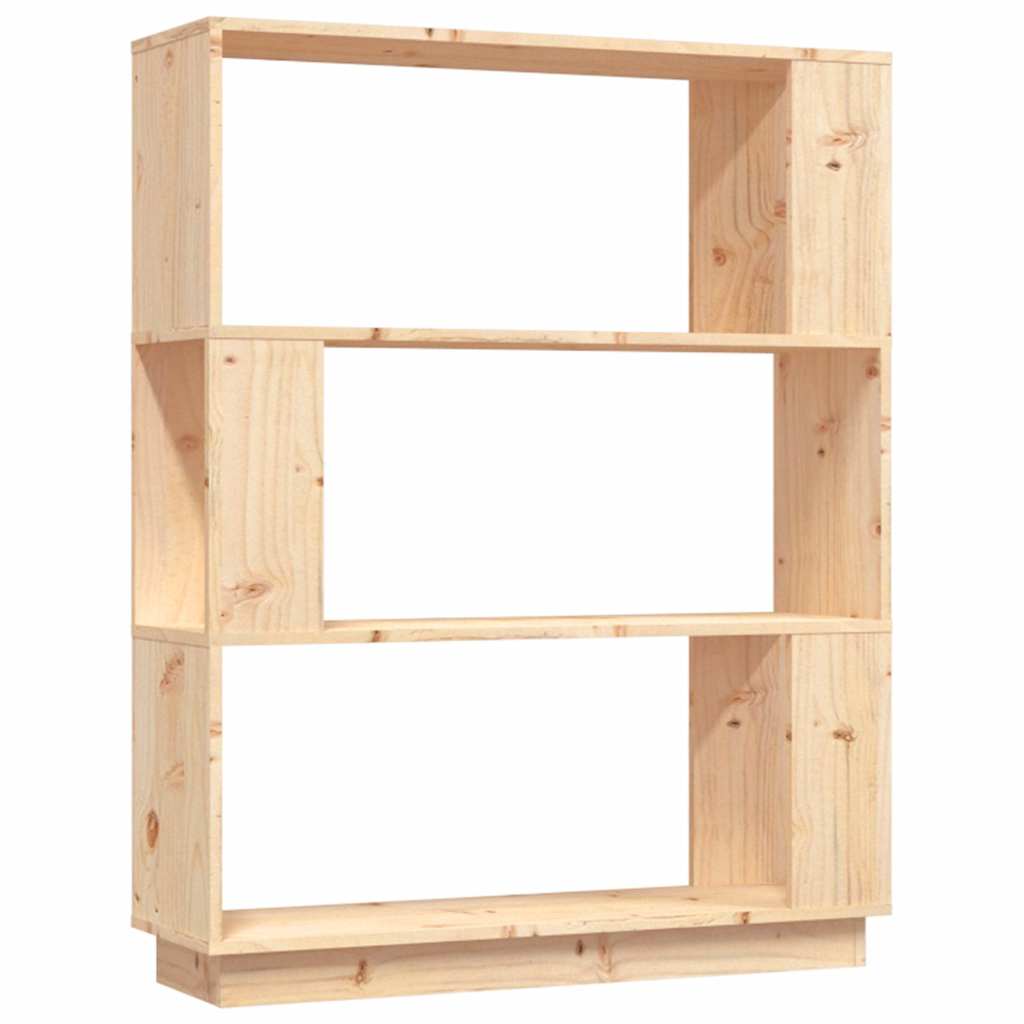 Vidaxl boekenkast kamerscherm 80x25x101 cm massief grenenhout