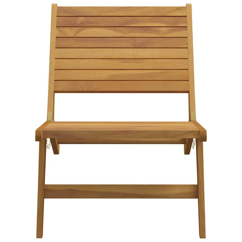 Vidaxl tuinstoel massief teakhout
