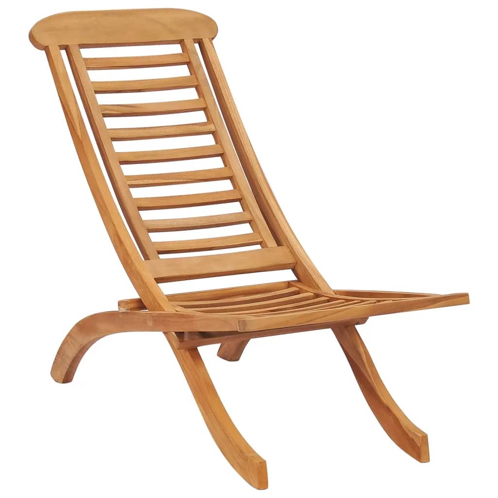 Vidaxl tuinstoel inklapbaar 50x90x69 cm massief teakhout