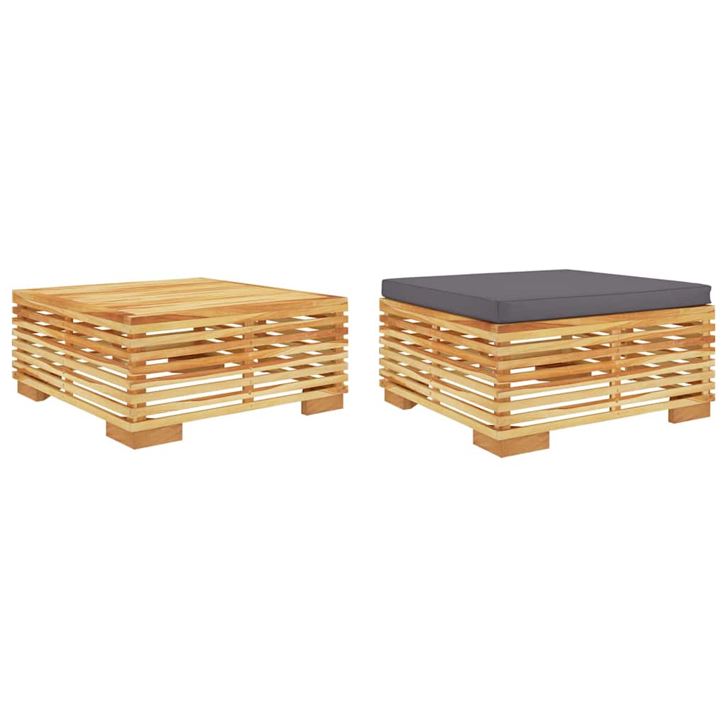 Vidaxl 2-delige loungeset massief teakhout