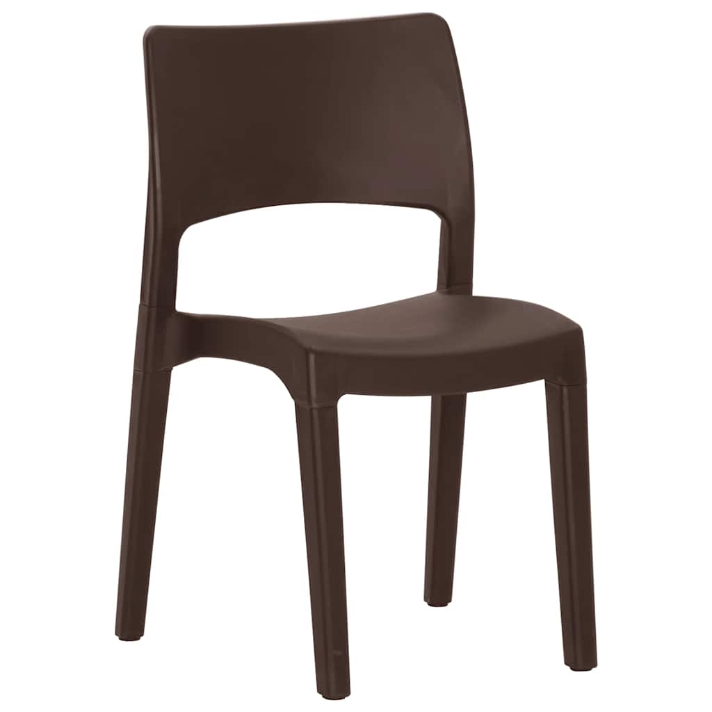 Vidaxl tuinstoelen 2 st polypropeen mokkakleurig