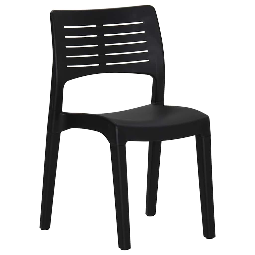 Vidaxl tuinstoelen 2 st polypropeen antracietkleurig