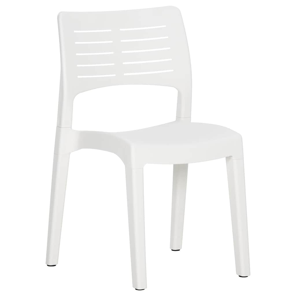 Vidaxl tuinstoelen 2 st polypropeen wit