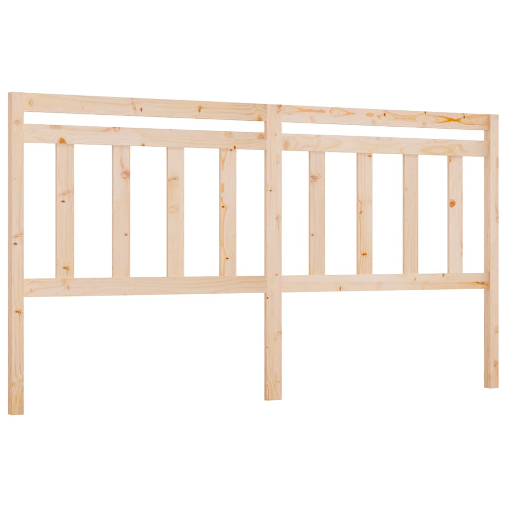 Vidaxl hoofdbord 186x4x100 cm massief grenenhout