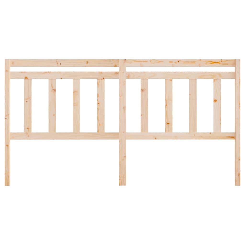 Vidaxl hoofdbord 186x4x100 cm massief grenenhout
