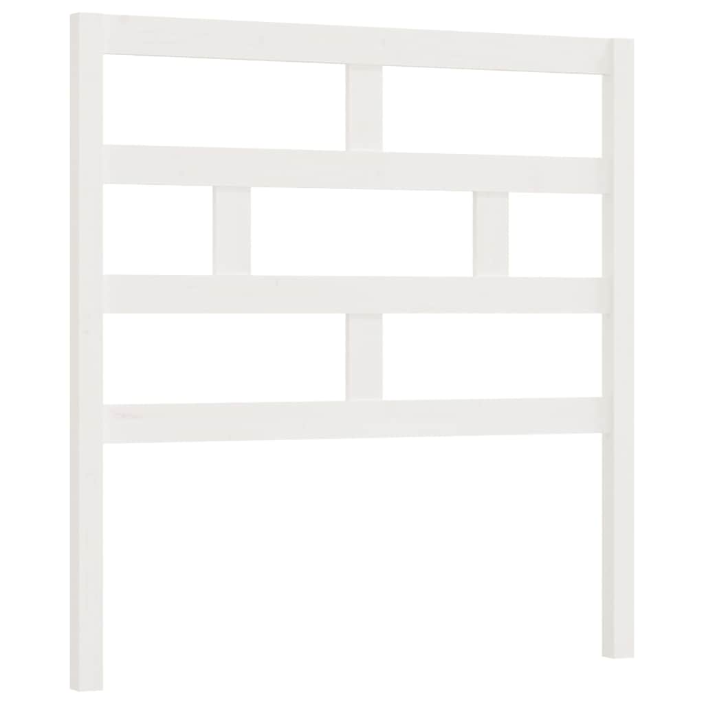 Vidaxl hoofdbord 81x4x100 cm massief grenenhout wit
