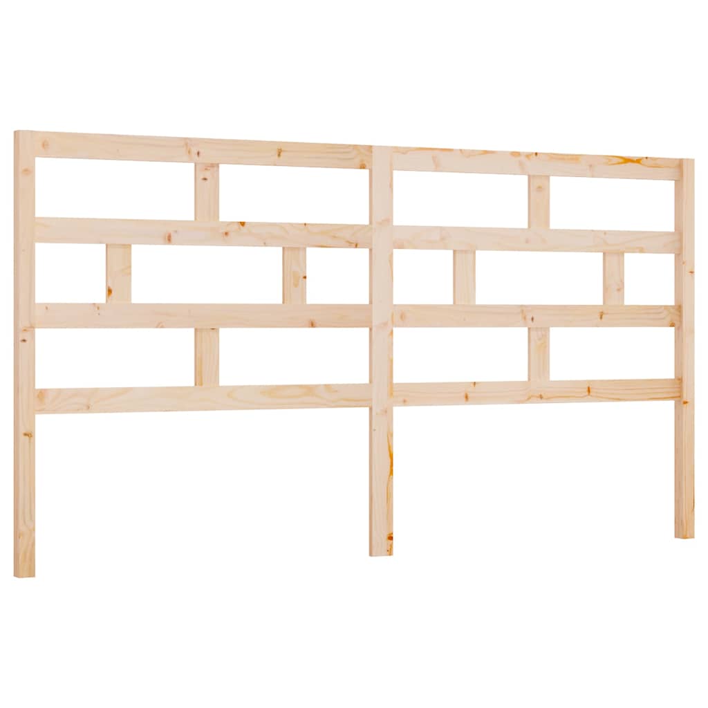 Vidaxl hoofdbord 186x4x100 cm massief grenenhout