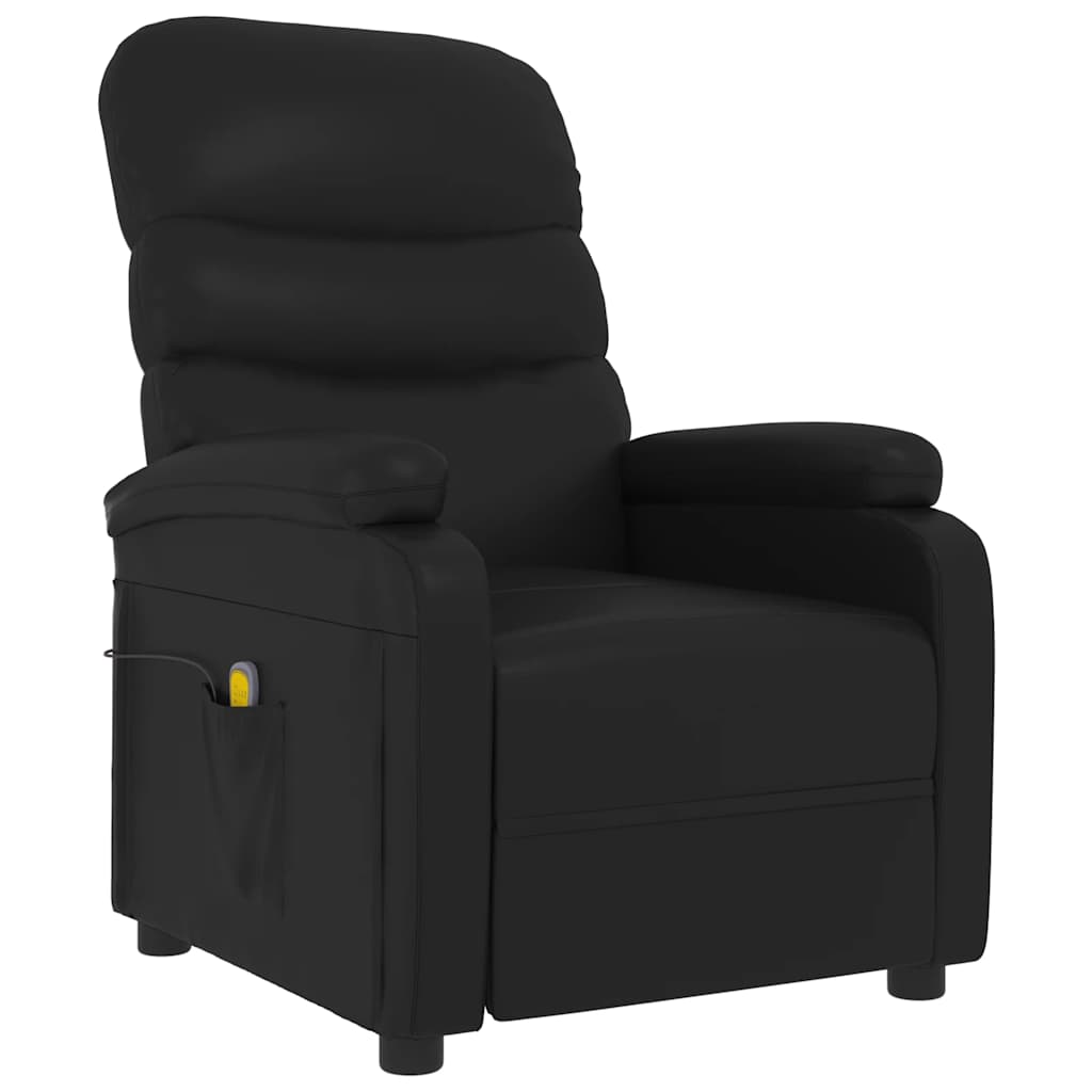 Vidaxl massagestoel kunstleer zwart