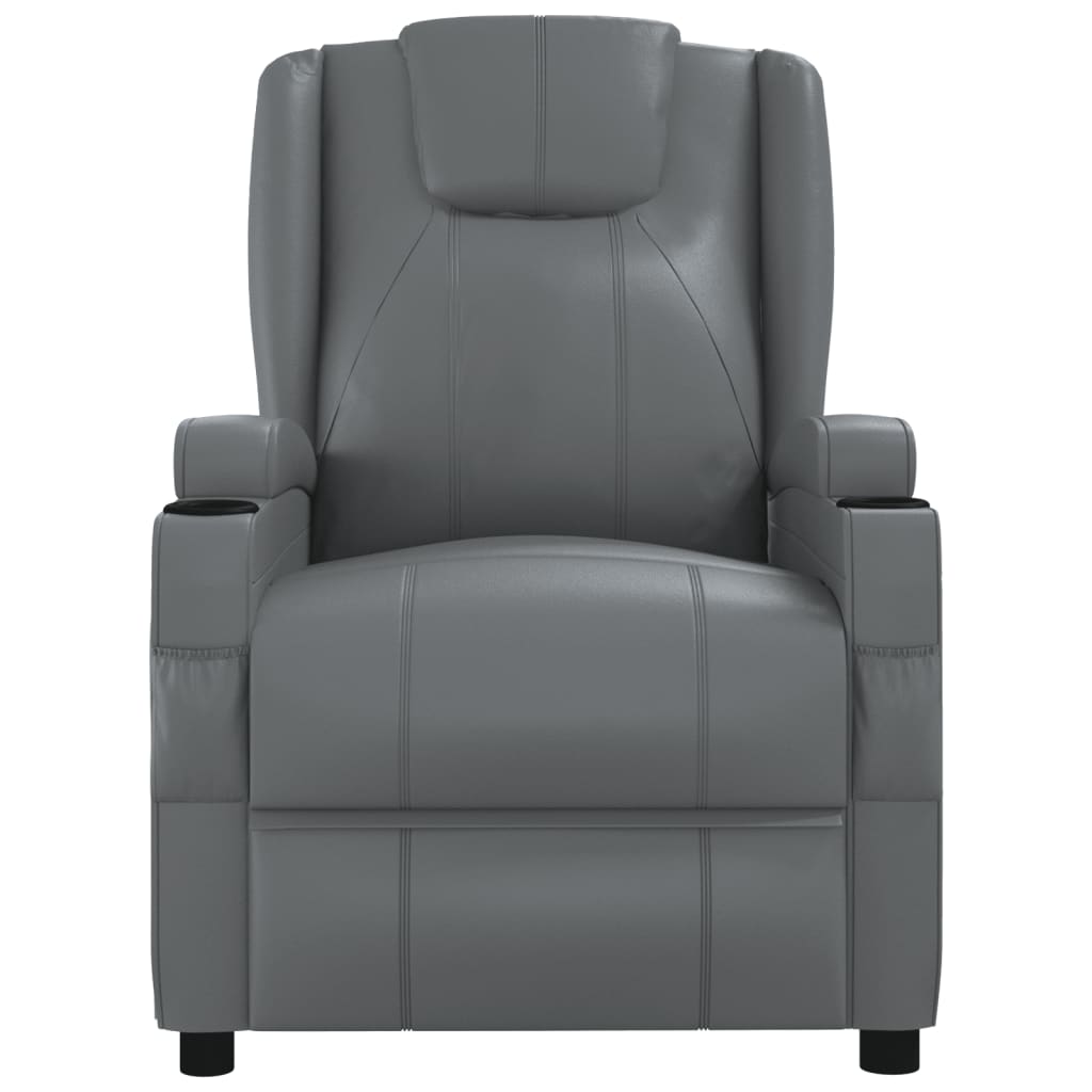 Vidaxl massagestoel kunstleer antracietkleurig