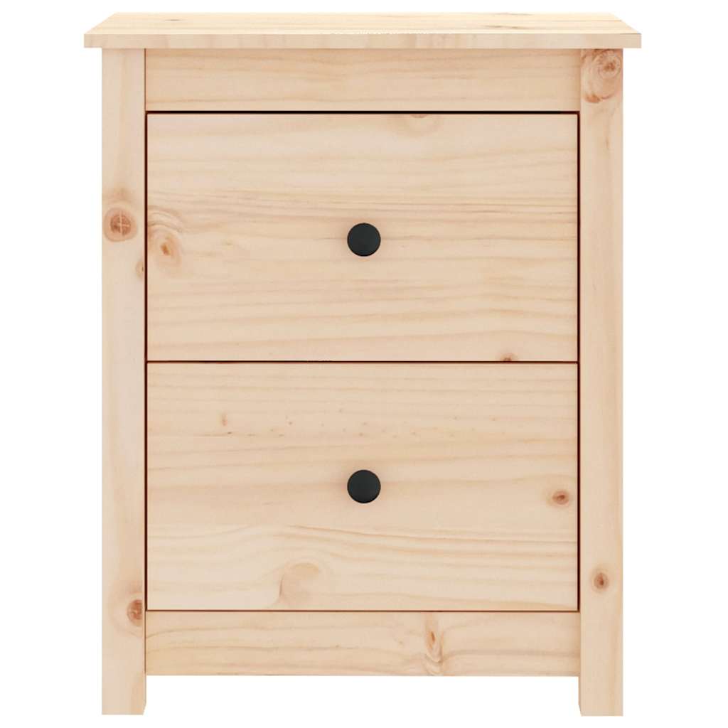 Vidaxl nachtkastje 50x35x61,5 cm massief grenenhout