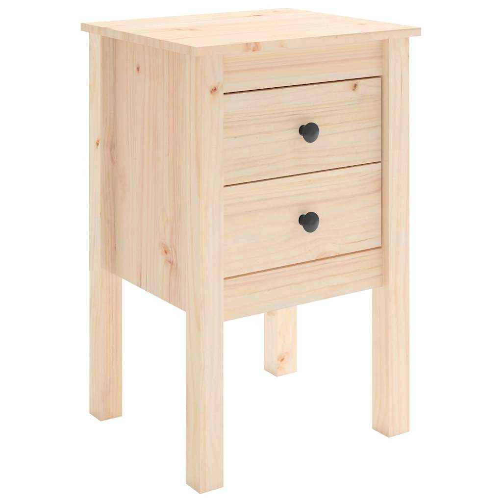 Vidaxl nachtkastje 40x35x61,5 cm massief grenenhout