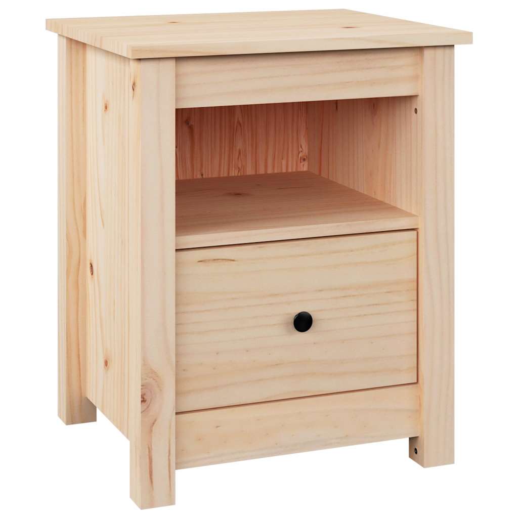 Vidaxl nachtkastje 40x35x49 cm massief grenenhout