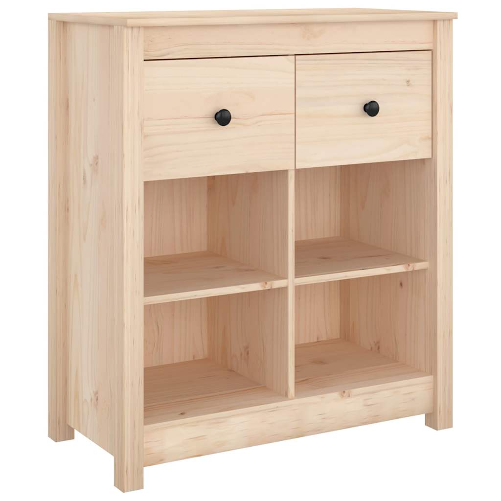 Vidaxl dressoir 70x35x80 cm massief grenenhout