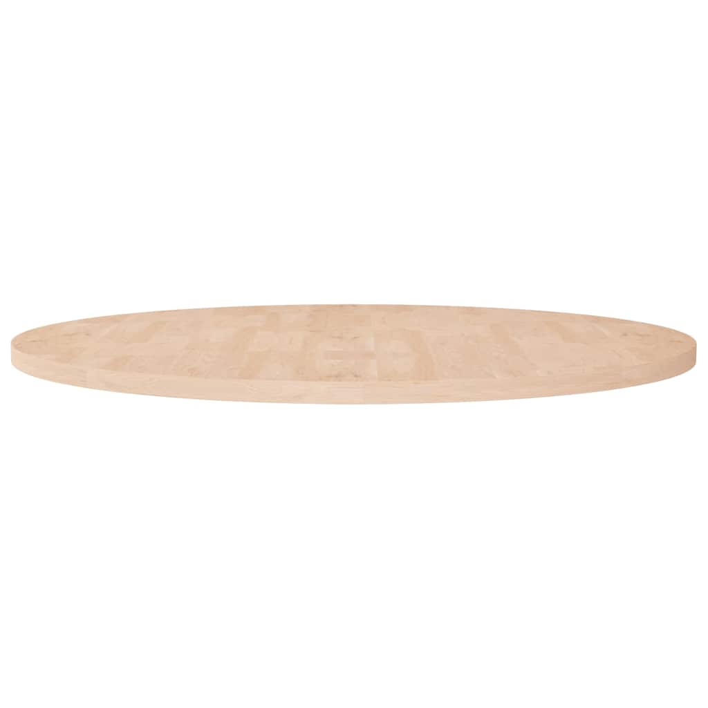 Vidaxl tafelblad rond ø90x2,5 cm onbehandeld massief eikenhout