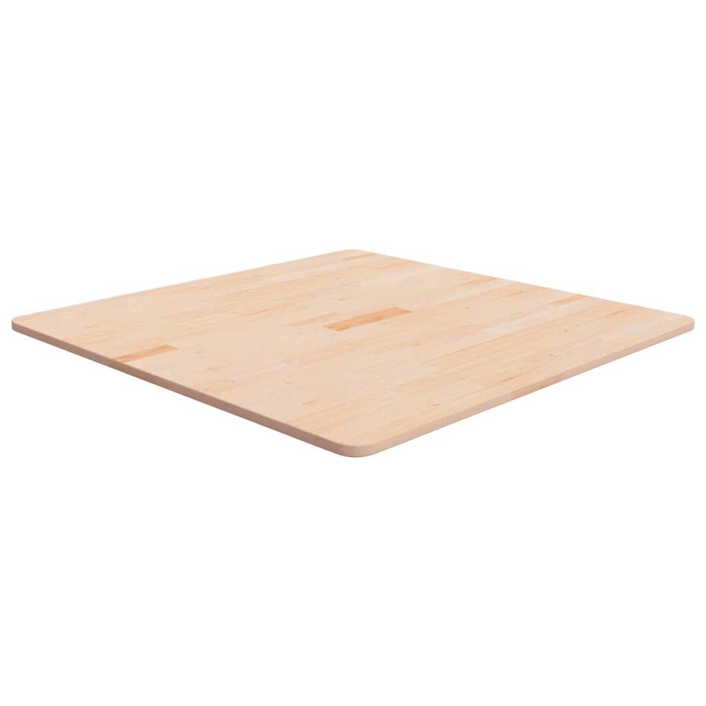 Vidaxl tafelblad vierkant 80x80x1,5 cm onbehandeld massief eikenhout