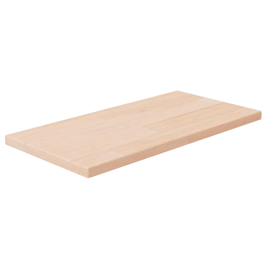 Vidaxl plank 40x20x1,5 cm onbehandeld massief eikenhout